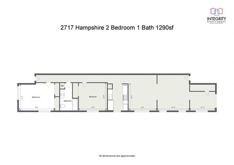 Kurtland, 2 Bedroom 1 Bath at Integrity Cleveland Heights, Cleveland Heights, Ohio